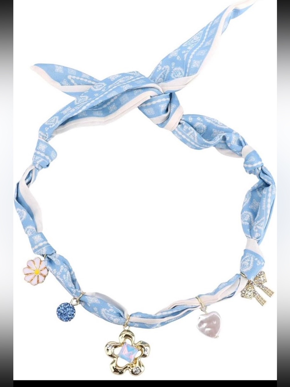 The Prairie Sky Bandana Necklace